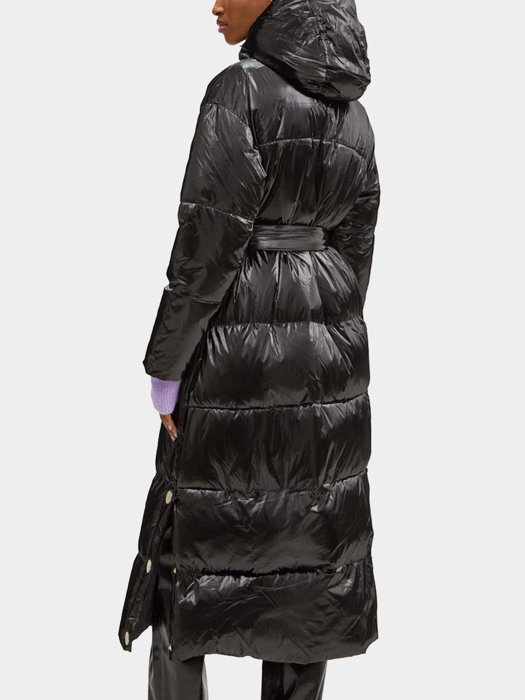 Дамско дълго яке Women's long jacket Armani Exchange 6DYL32 YN1YZ 1200 Black back view