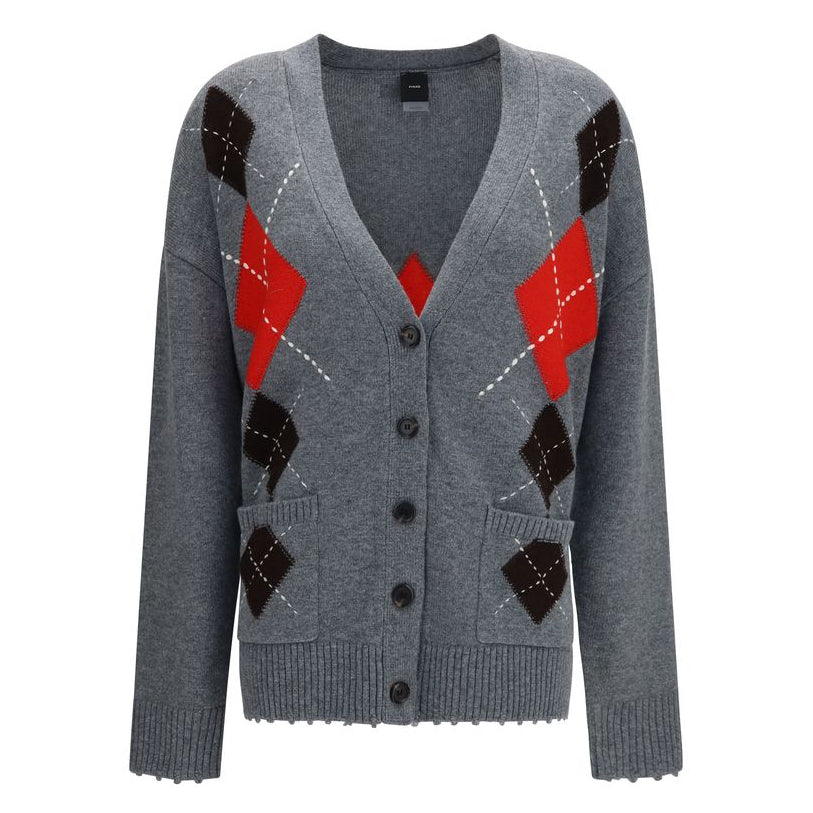 Дамска жилетка от мериносова вълна Women’s merino wool cardigan Pinko 107291A3IEIL1 front view