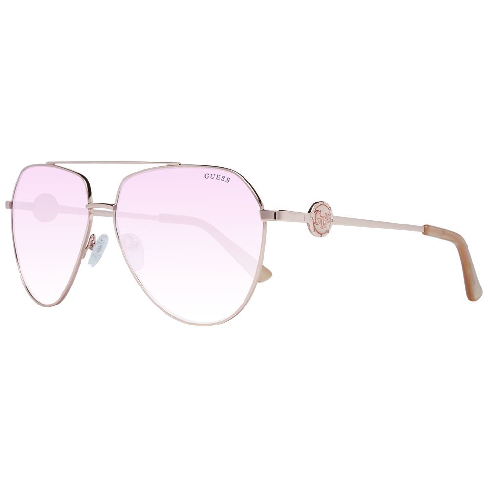 Дамски слънчеви очила Women’s metal sunglasses Guess GF6140 28T Rose Gold