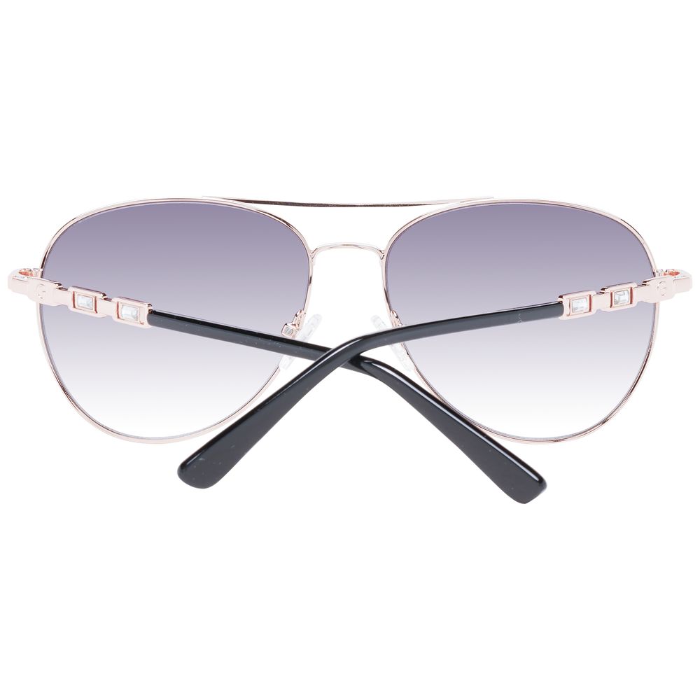 Дамски слънчеви очила Women’s metal sunglasses Guess GF6143 28B Rose Gold back view