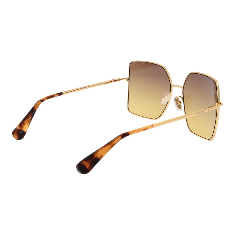 Дамски слънчеви очила Women’s metal sunglasses Max Mara MM0062-H 30F Golden angled view
