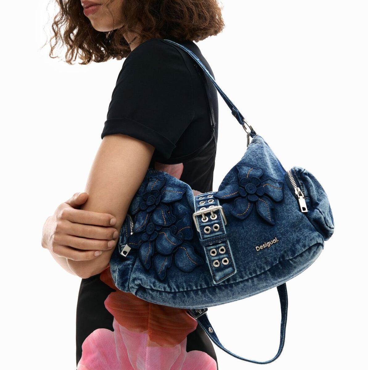Дамска чанта Women’s shoulder bag Desigual
26SAXD215008U Denim