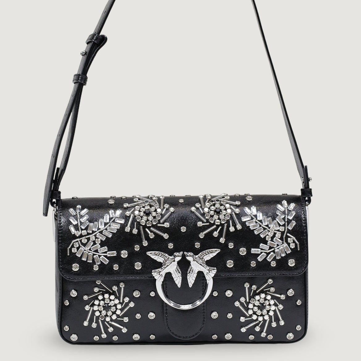 Дамска чанта Women’s shoulder bag Pinko 106182 A37O Black front view