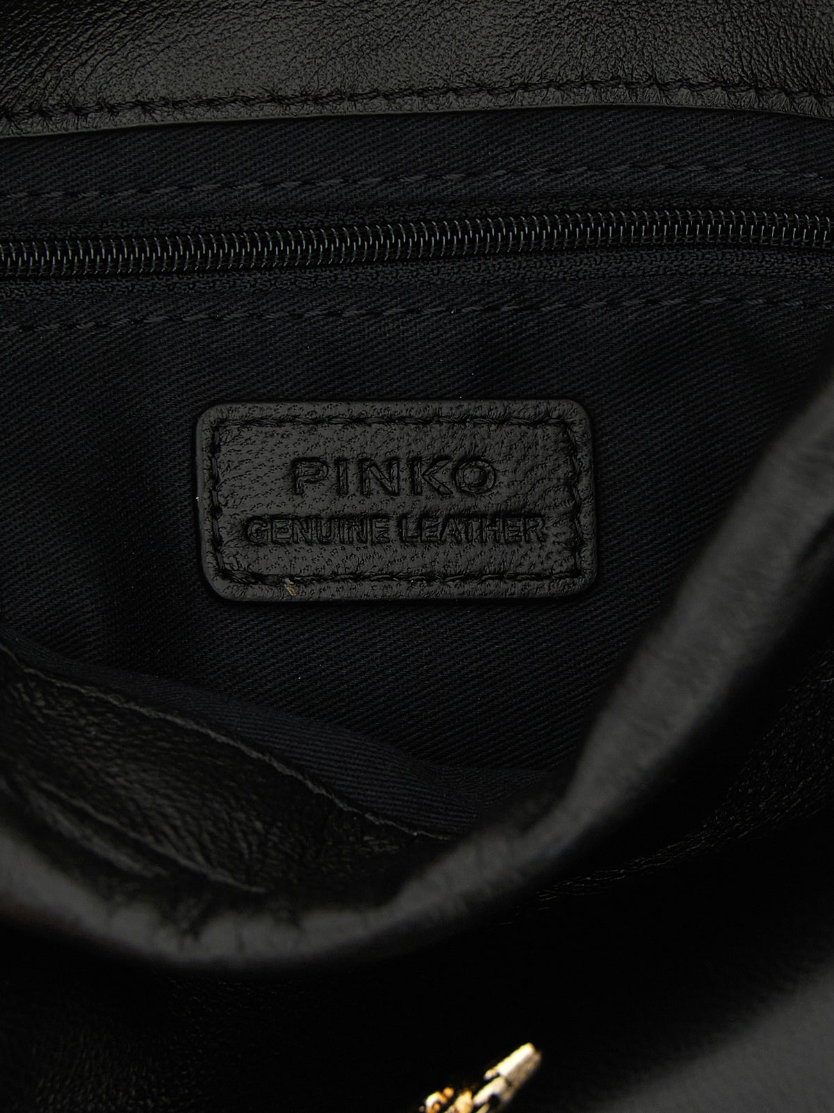 Women’s shoulder bucket bag PINKO
107635A3M8-ZM5Y Black logo view 