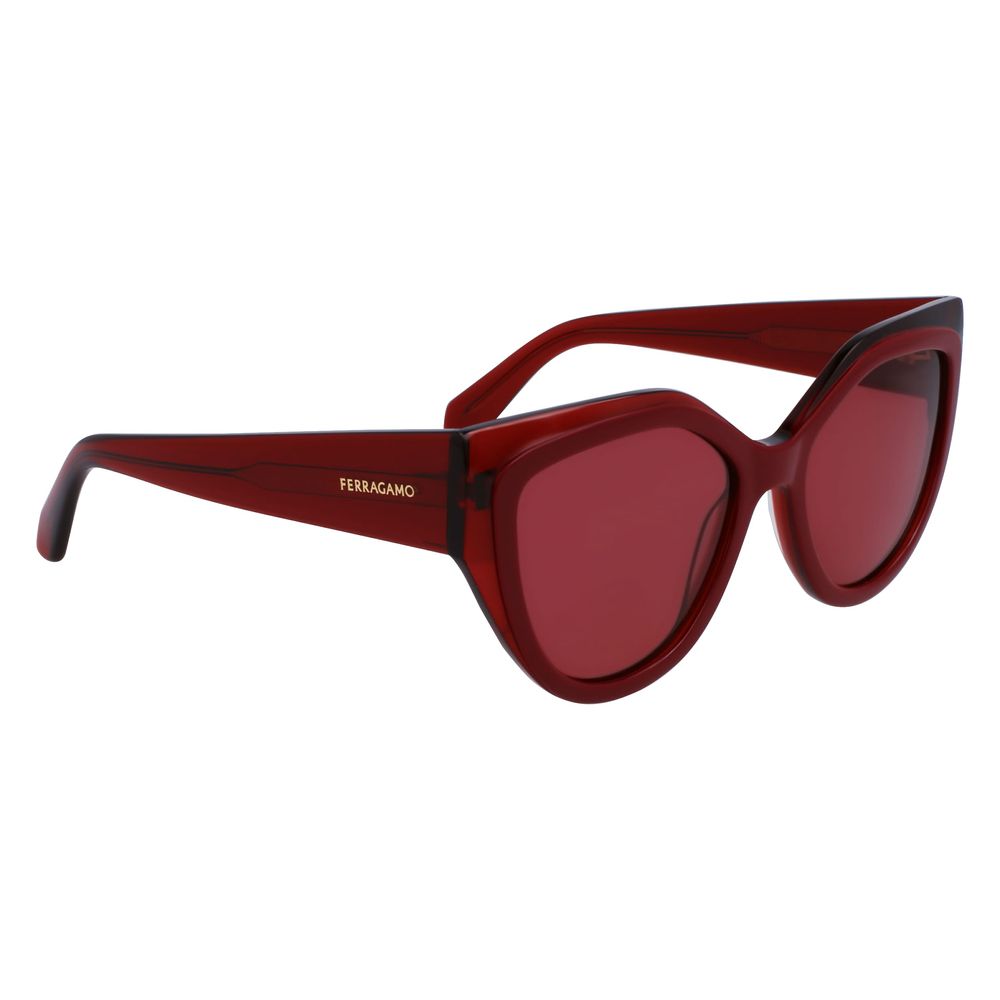 Дамски слънчеви очила Women’s sunglasses FERRAGAMO SF2004S 618 Red angled view