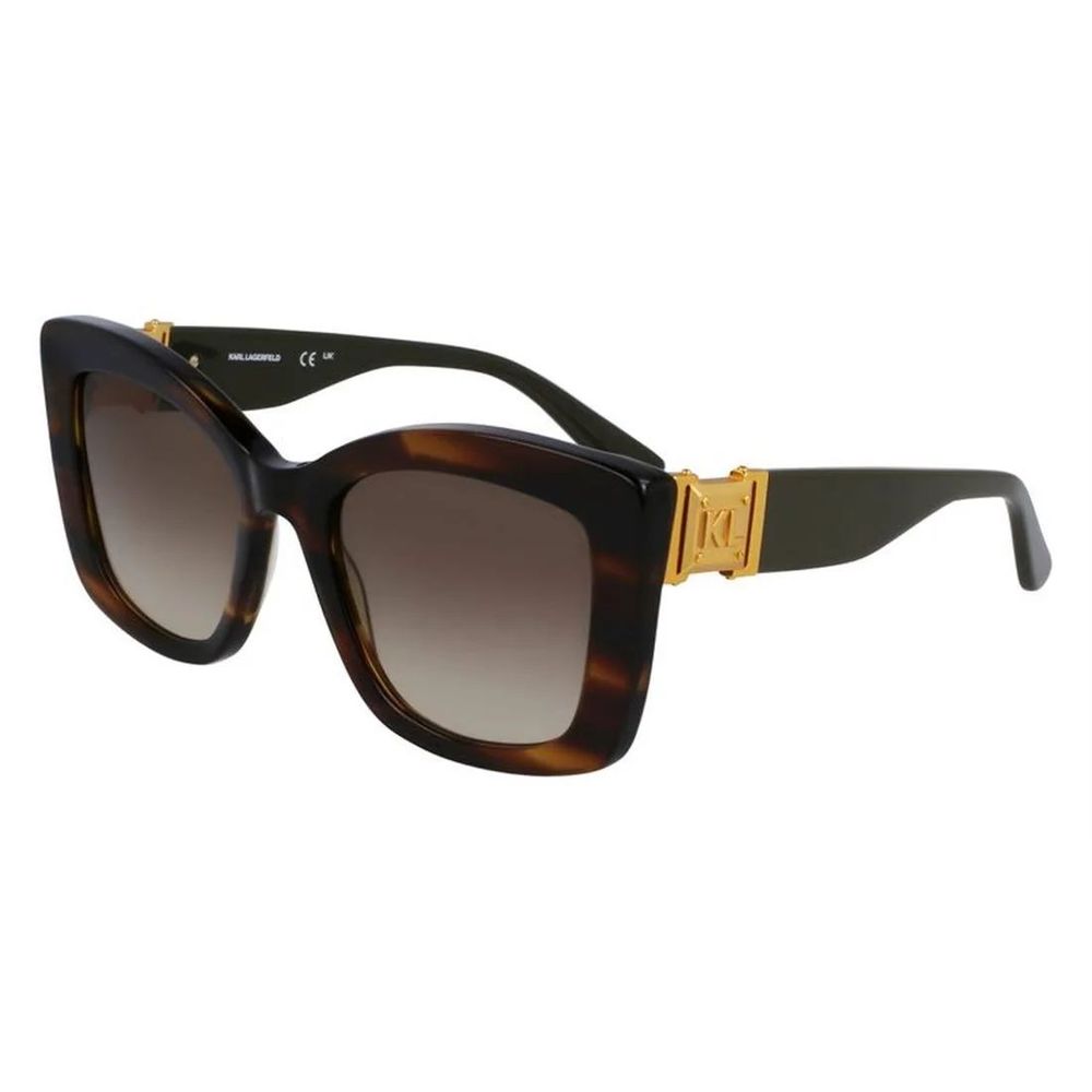 Дамски слънчеви очила Women’s sunglasses KARL LAGERFELD KL6139S212 Brown angled view