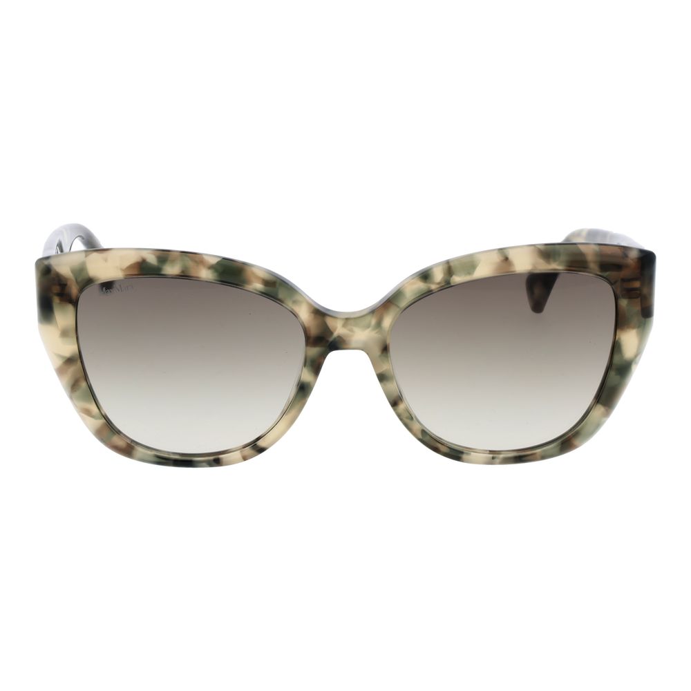 Дамски слънчеви очила Women’s sunglasses Max Mara MM0040 55F Olive Green / Brown front view
