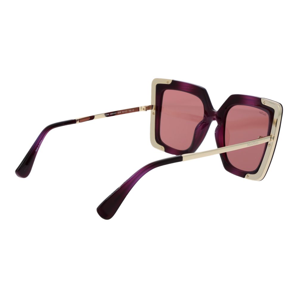 Дамски слънчеви очила Women’s sunglasses Max Mara MM0051 83W Purple angled view