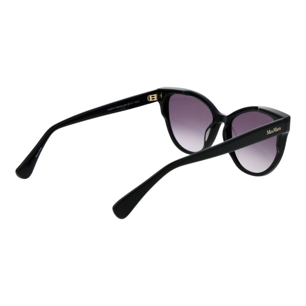 Дамски слънчеви очила Women’s sunglasses Max Mara MM0058 01B Black angled view