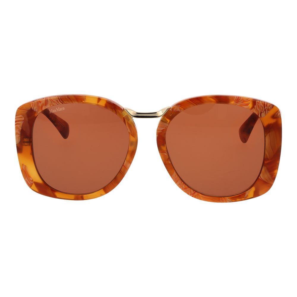 Дамски слънчеви очила Women’s sunglasses Max Mara MM0092 56E Brown front view