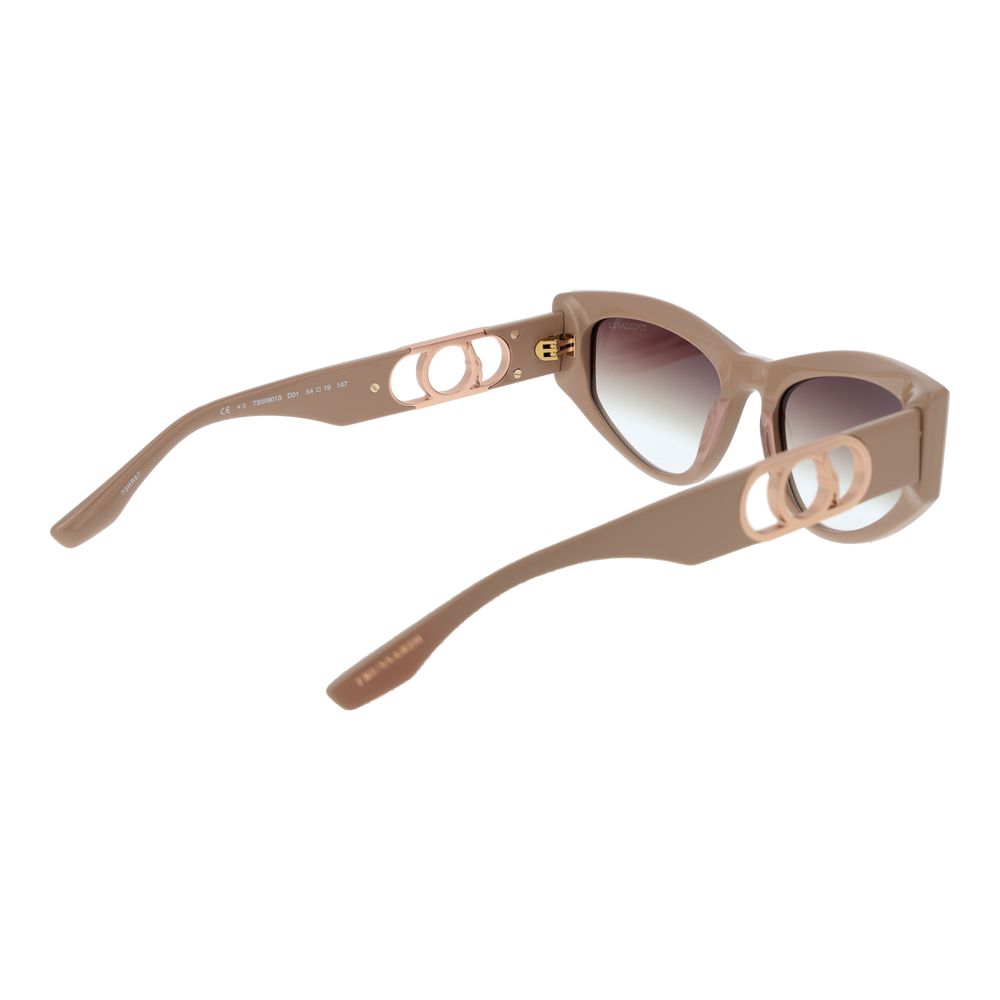 Дамски слънчеви очила Women’s sunglasses Trussardi TSW9013 D01 Beige angled view