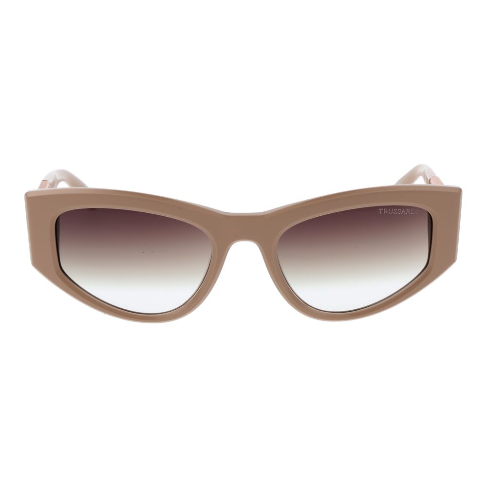 Дамски слънчеви очила Women’s sunglasses Trussardi TSW9013 D01 Beige front view