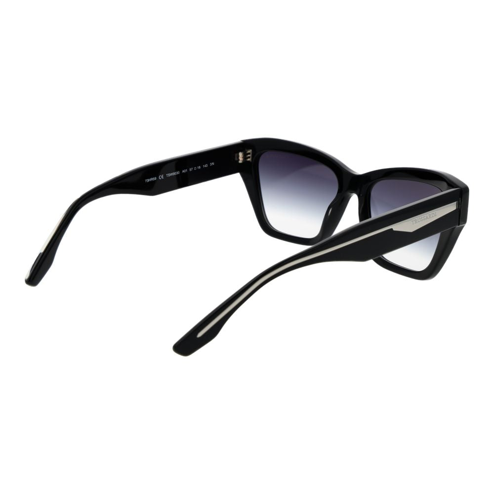 Дамски слънчеви очила Women’s sunglasses Trussardi TSW9030 A01 Black angled view