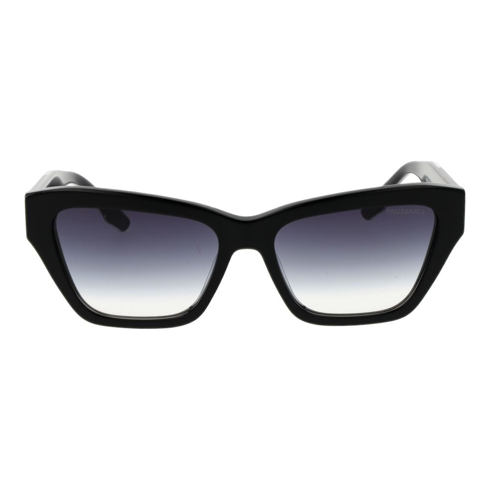 Дамски слънчеви очила Women’s sunglasses Trussardi TSW9030 A01 Black front view