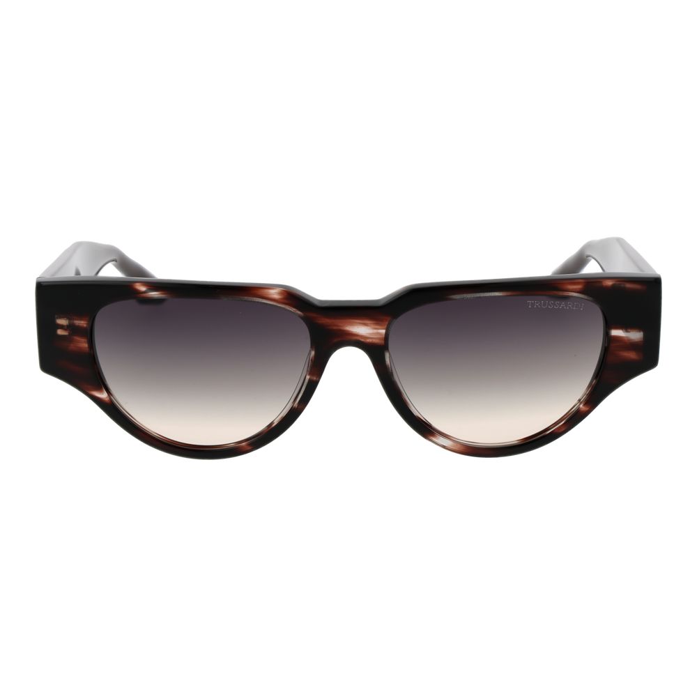 Дамски слънчеви очила Women’s sunglasses Trussardi TSW9035 E01 Brown front view