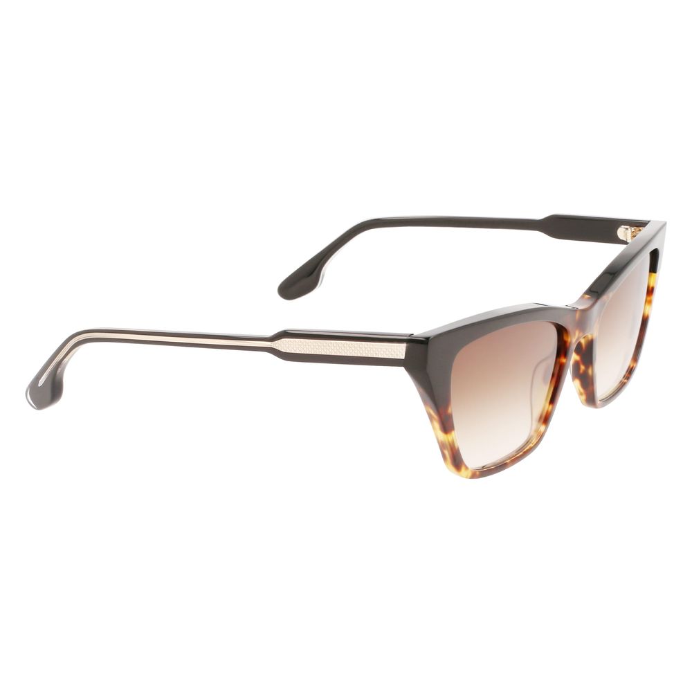 Дамски слънчеви очила Women’s sunglasses VICTORIA BECKHAM VB638S 005 Black and Brown Tortoise angled view