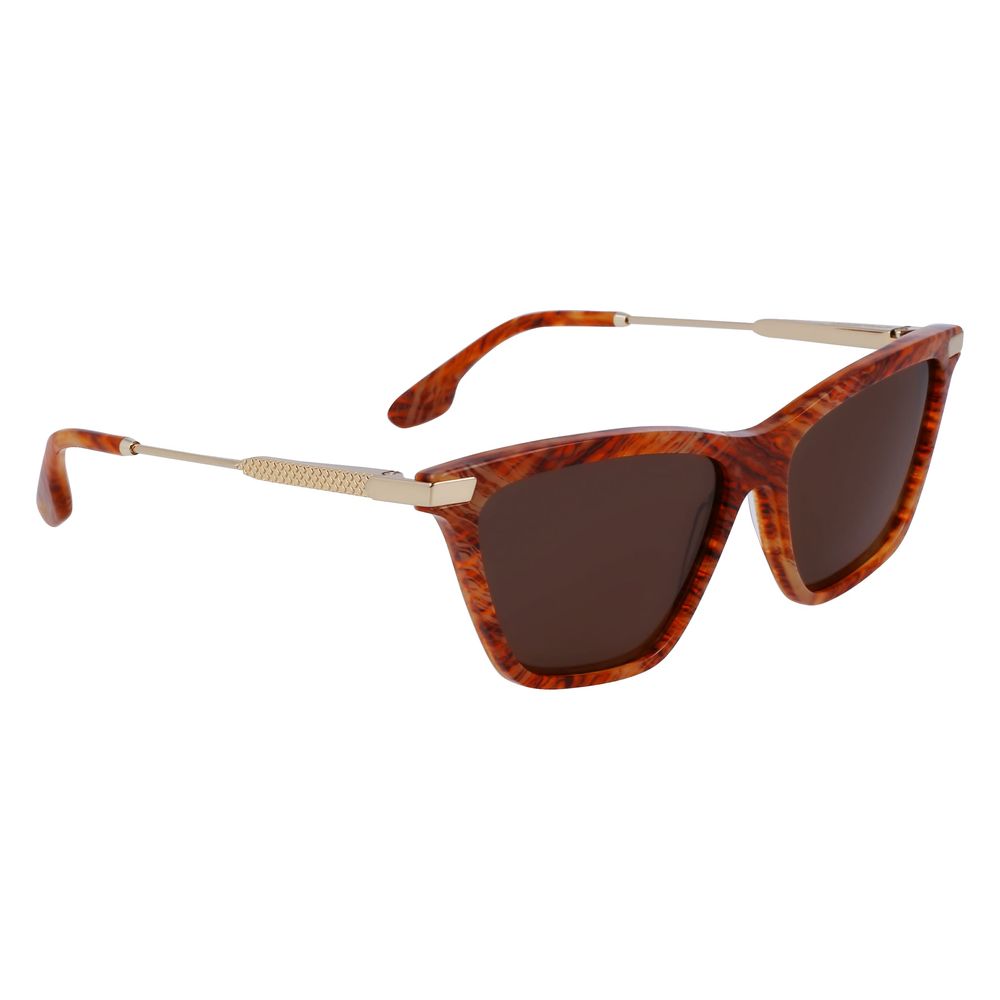 Дамски слънчеви очила Women’s sunglasses VICTORIA BECKHAM VB663S 238 Brown Havana angled view