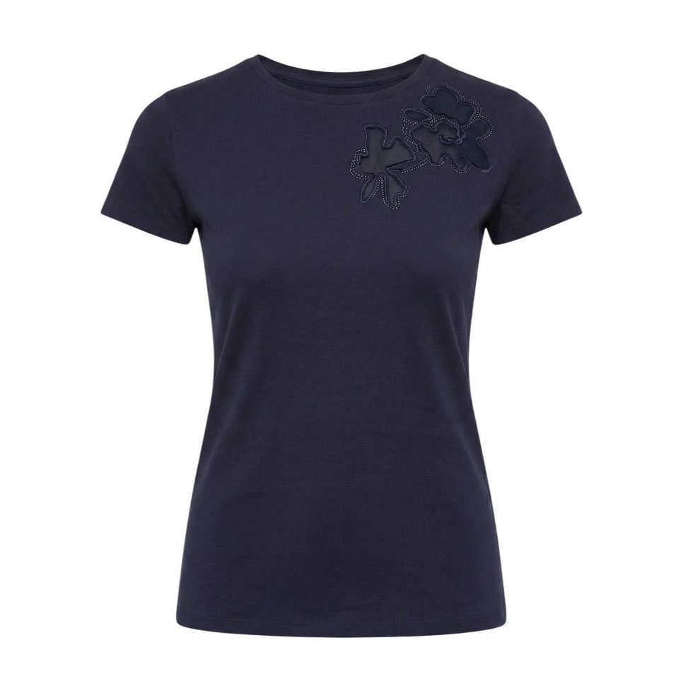 Дамска тениска Women’s t-shirt Liu Jo
TA6155 JS923 Dark Blue front view 2