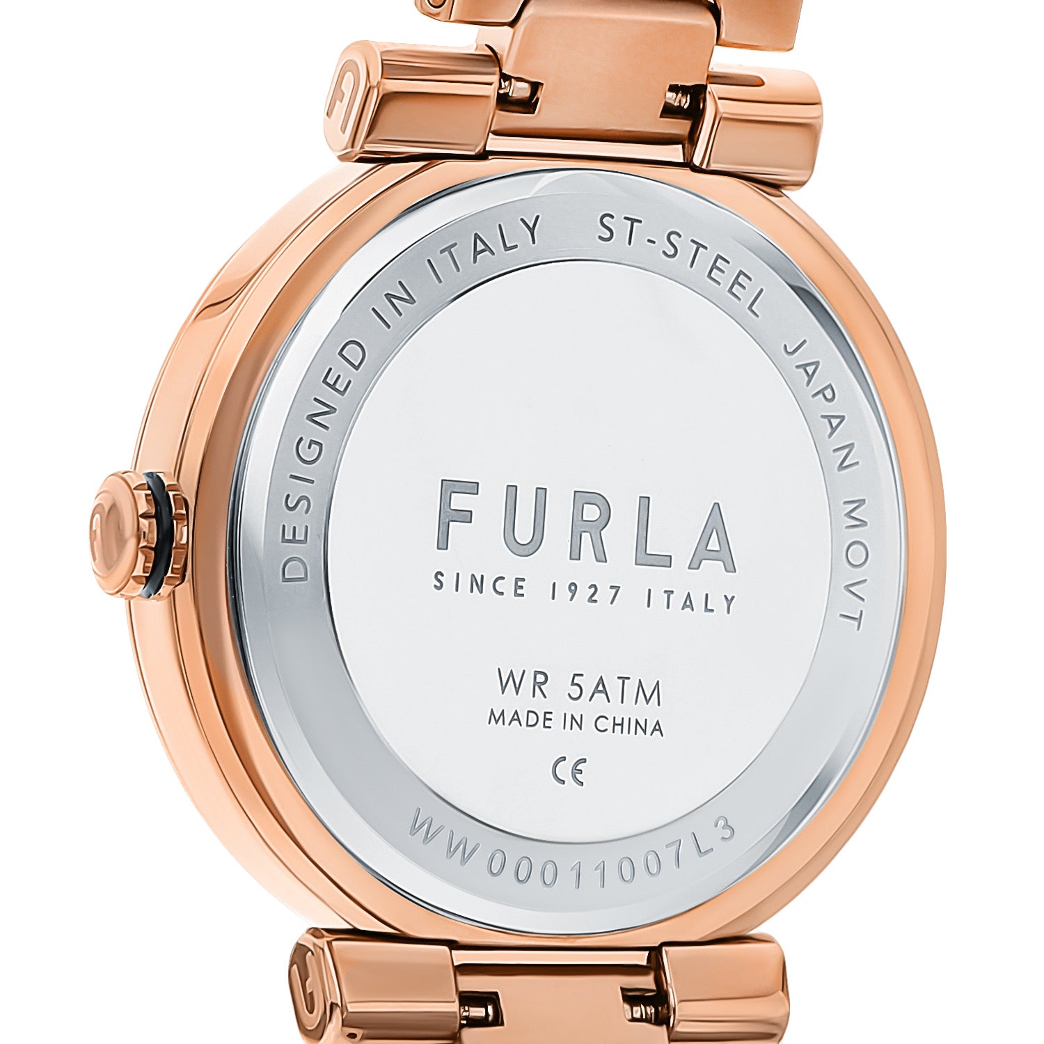 Дамски часовник Women’s watch Furla WW00011007L3 Rose Gold bottom view