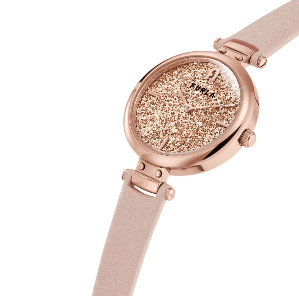 Дамски часовник Women’s watch Furla WW00018008L3 Rose Gold close up view