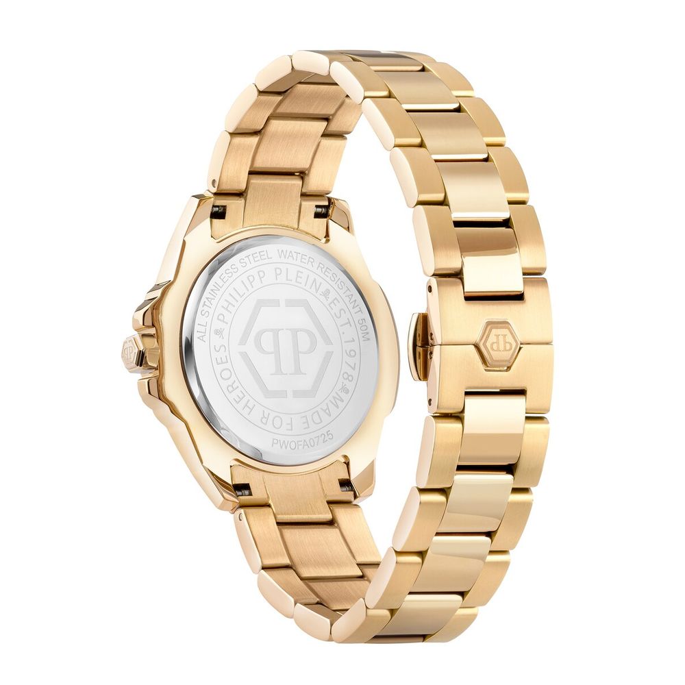 Дамски часовник Women’s watch Philipp Plein Majesty PWOFA0725 Gold back view