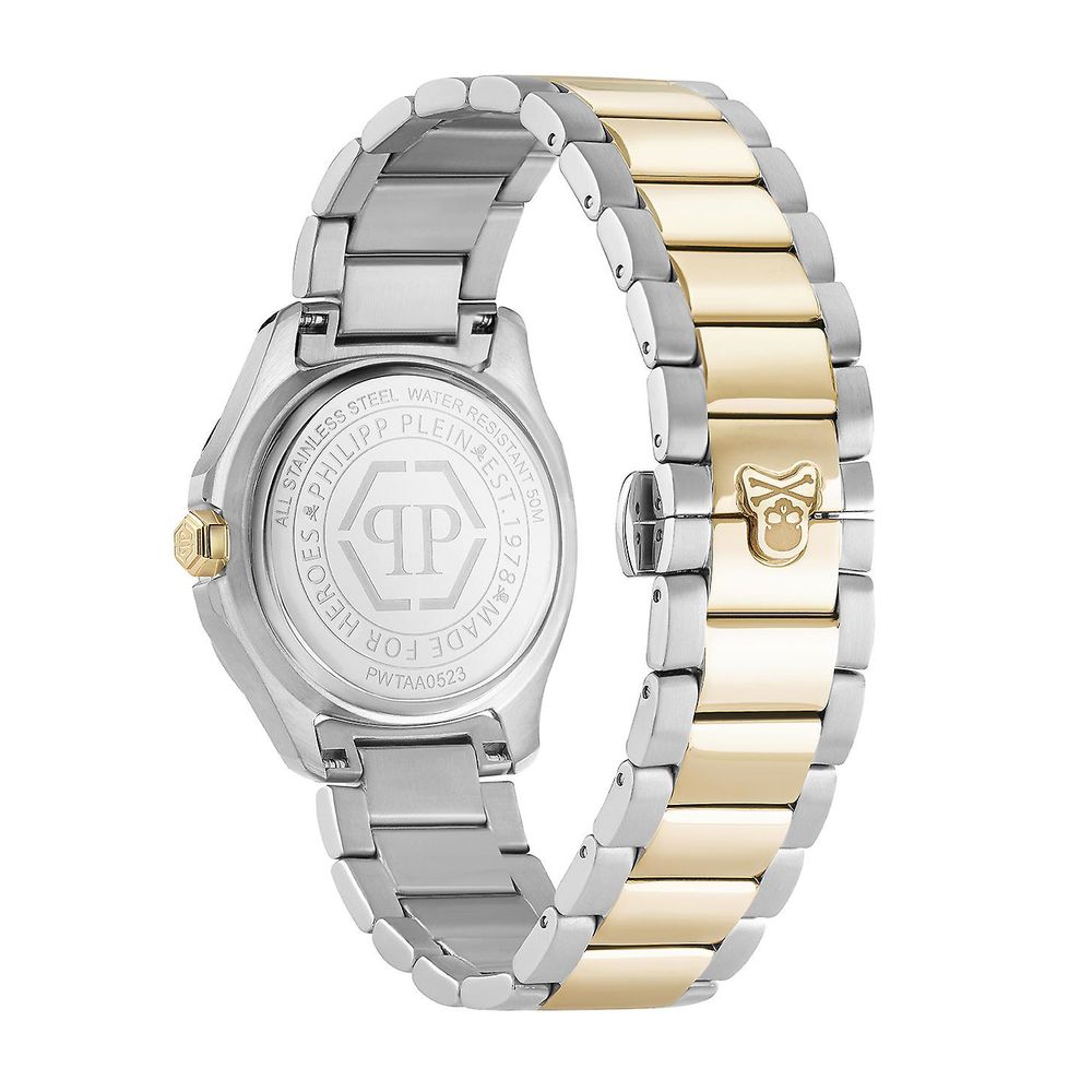Дамски часовник Women’s watch Philipp Plein Spectre Lady PWTAA0523 Gold Silver back view