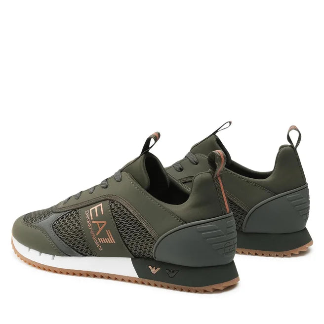 Мъжки маратонки сникърси EA7 Emporio Armani зелени X8X027 XK050 S855