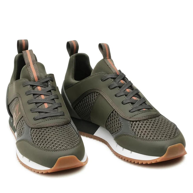 Мъжки маратонки сникърси EA7 Emporio Armani зелени X8X027 XK050 S855