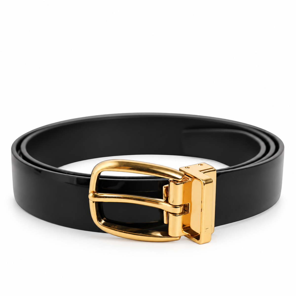 Men's belt Dolce & Gabbana SKU: BC006C A0022 80999 coiled front view