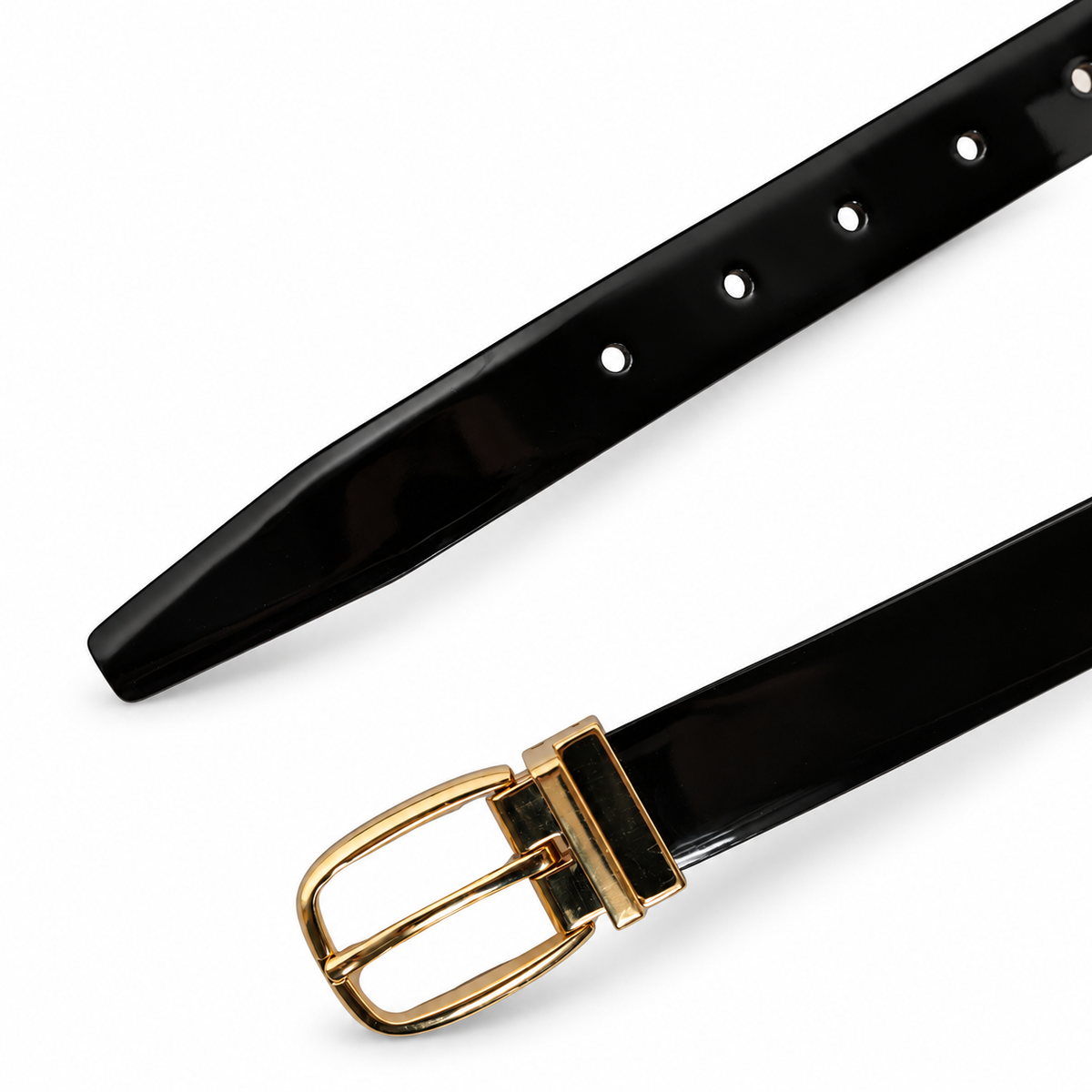 Men's belt Dolce & Gabbana SKU: BC006C A0022 80999 top view buckle and strap tip