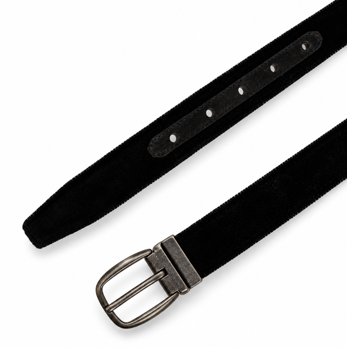 Men's belt Dolce & Gabbana SKU: BC3953 A6808 top view buckle and strap tip