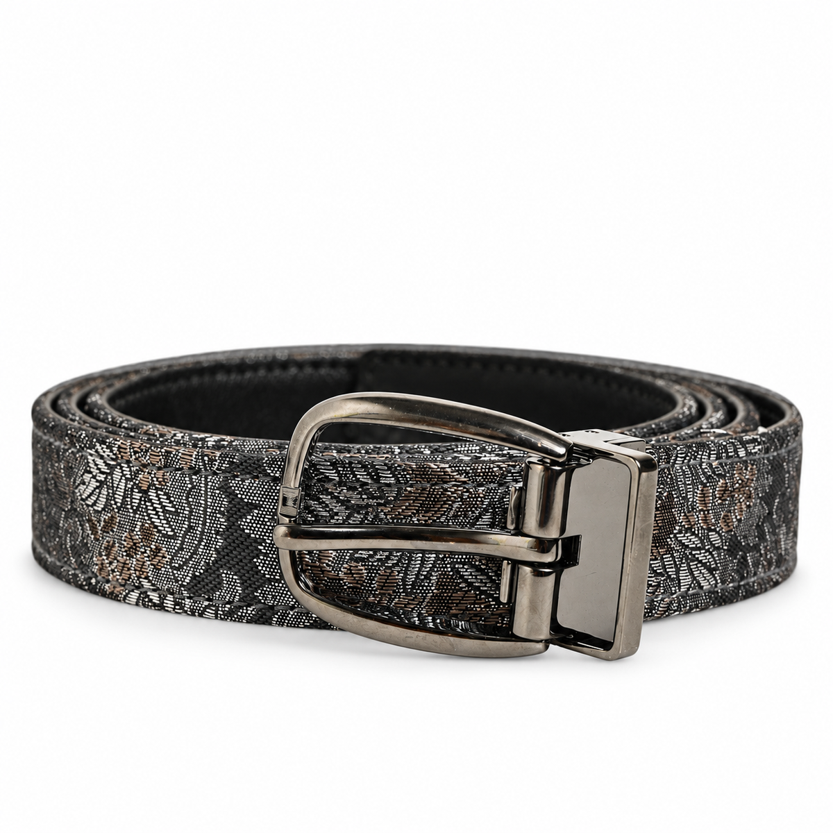 Men's belt Dolce & Gabbana SKU: BC4337 A2T58 coiled front view