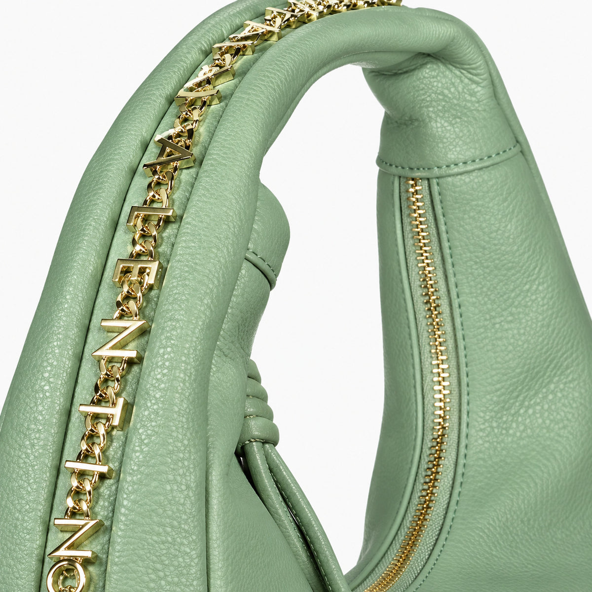 Women's shoulder bag Mario Valentino Harmonia VBS9OT07 handle and hardware detail view