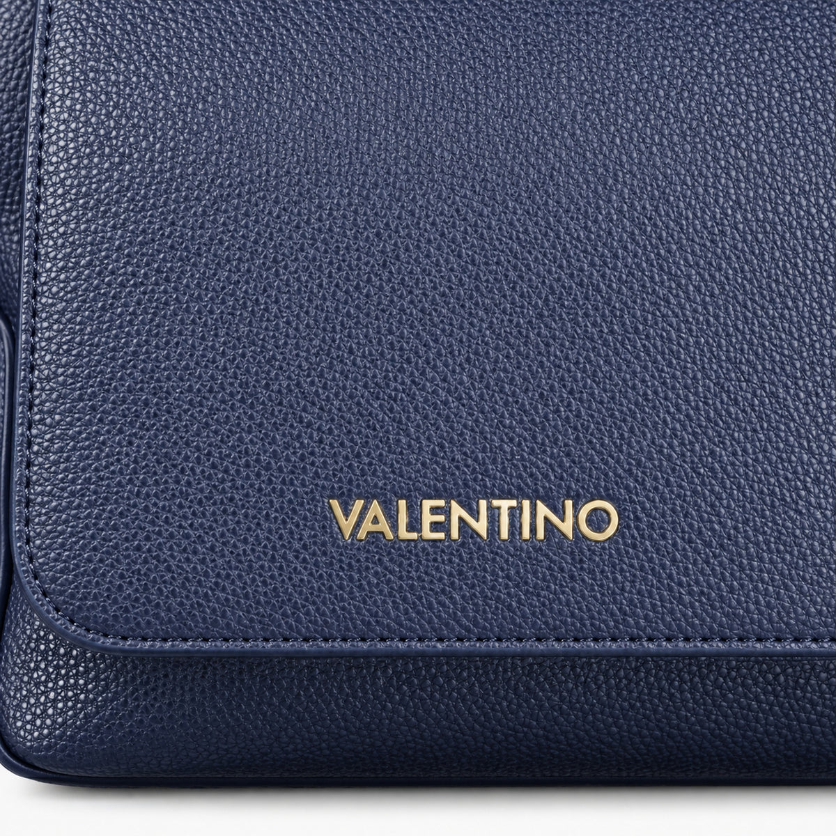 Women's shoulder bag Mario Valentino Peonies Re VBS8NH37 logo and texture detail view