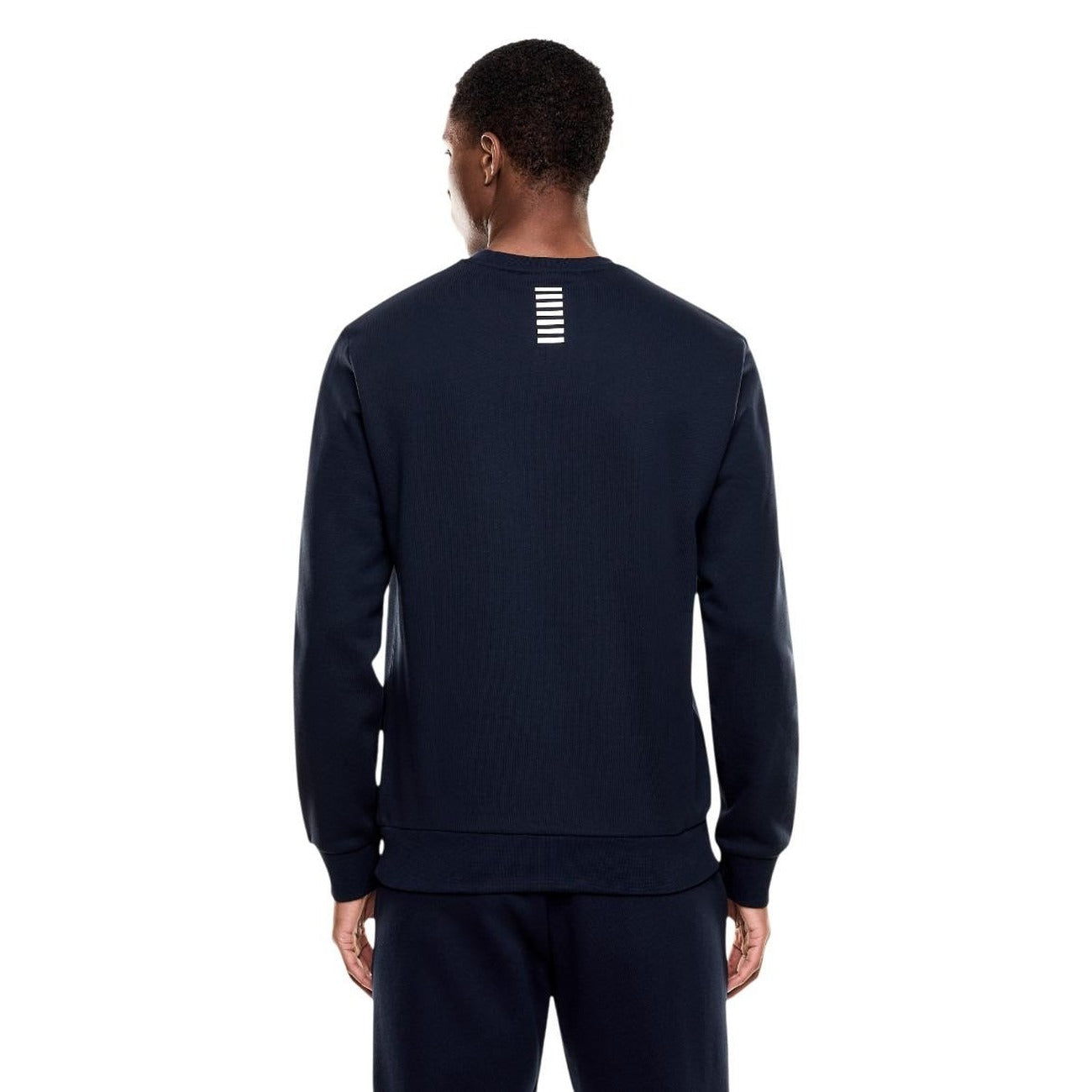 Мъжка синя блуза EA7 Emporio Armani Men Sweatshirt 8NPM34 PJVTZ Back View