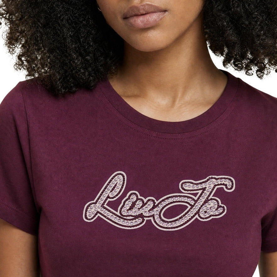 Дамска тениска Liu Jo Women T-shirt TF6283 JS923 Close-Up