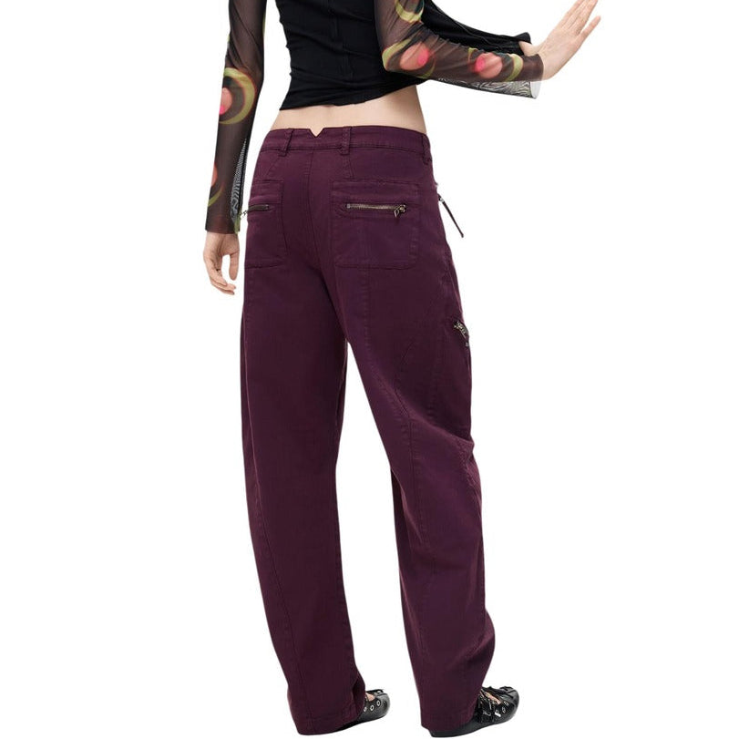 Дамски панталони Desigual women’s trousers 26WWPW14 3017 Back view 