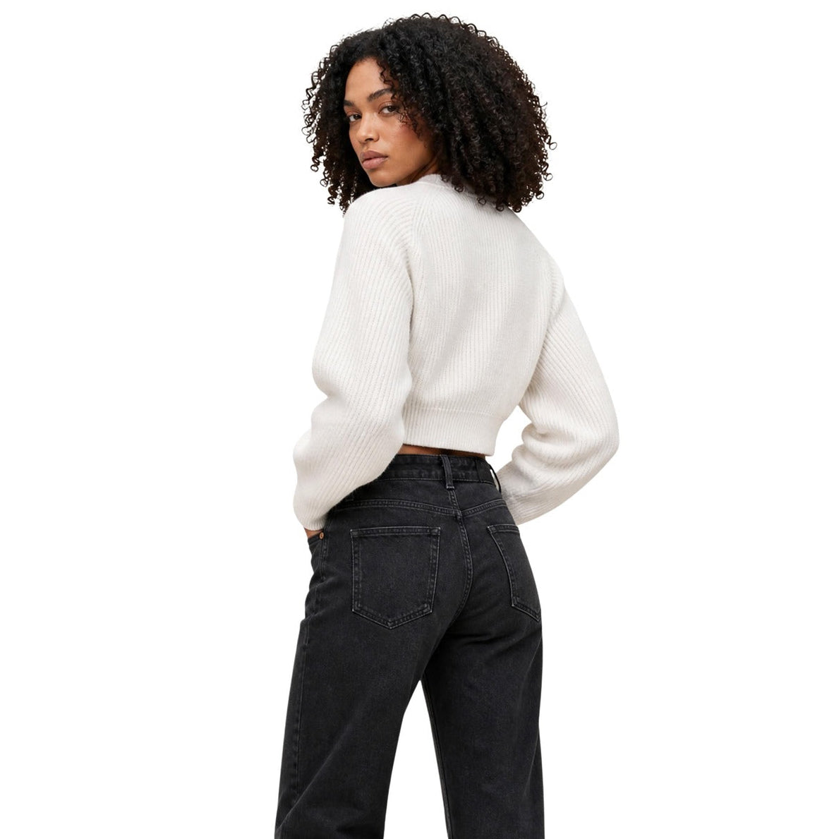 Дамски пуловер Tommy Hilfiger Jeans Women Sweater DW0DW22024 YBH Back View