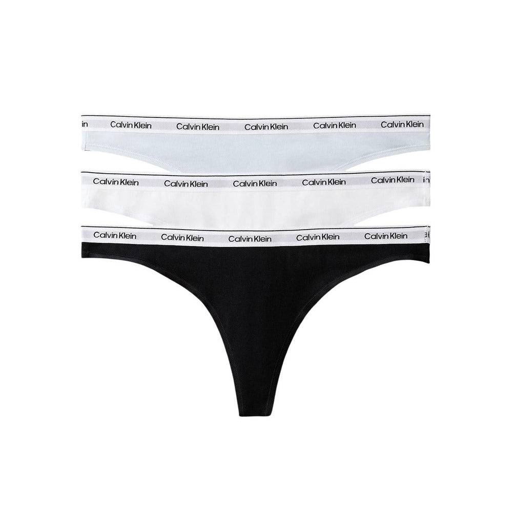 Дамски прашки Calvin Klein Women 3-Pack Thongs LV00QD5209 GG2 Front View