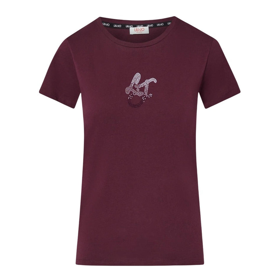 Дамска тениска Liu Jo women’s t-shirt TF6251JS923L 9624M Top view 