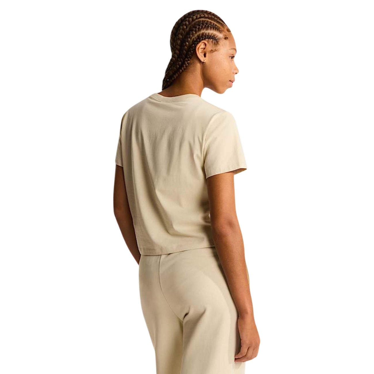 Дамска бежова тениска The North Face Women T-shirt NF0A8GR1 Back View