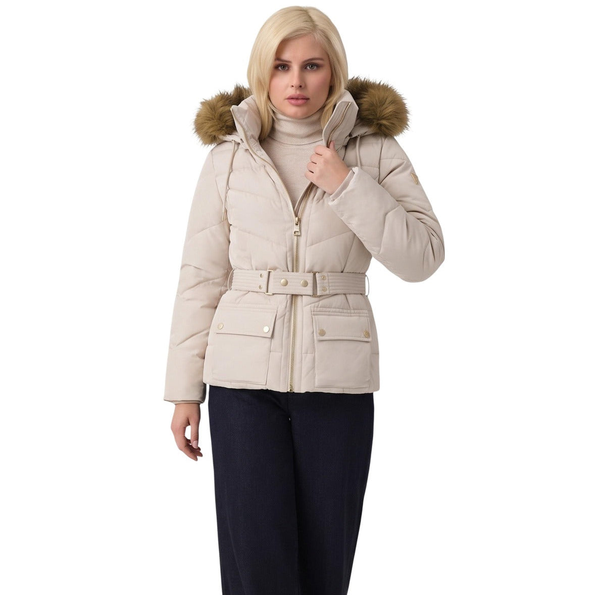 Дамско яке Guess New Fatema Short Women Jacket W6BL58 W4197 Front View
