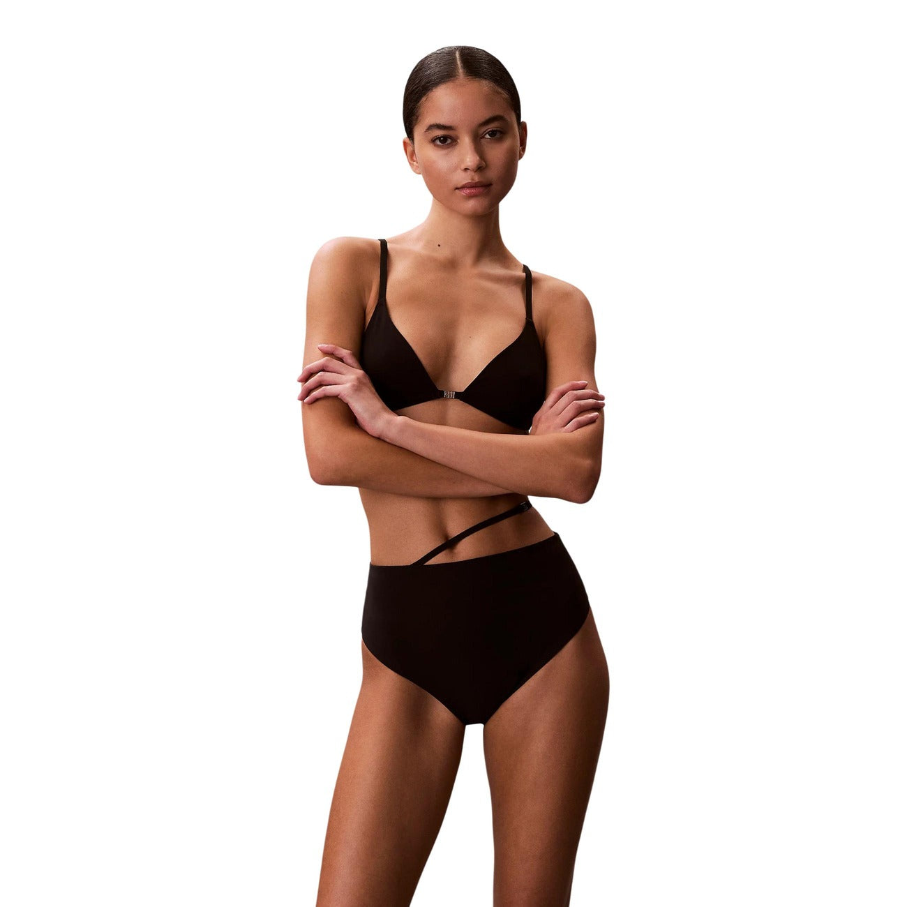 Дамско долнище бански Calvin Klein Women Swimwear Bottoms LV00Q61125 UB1 Front View