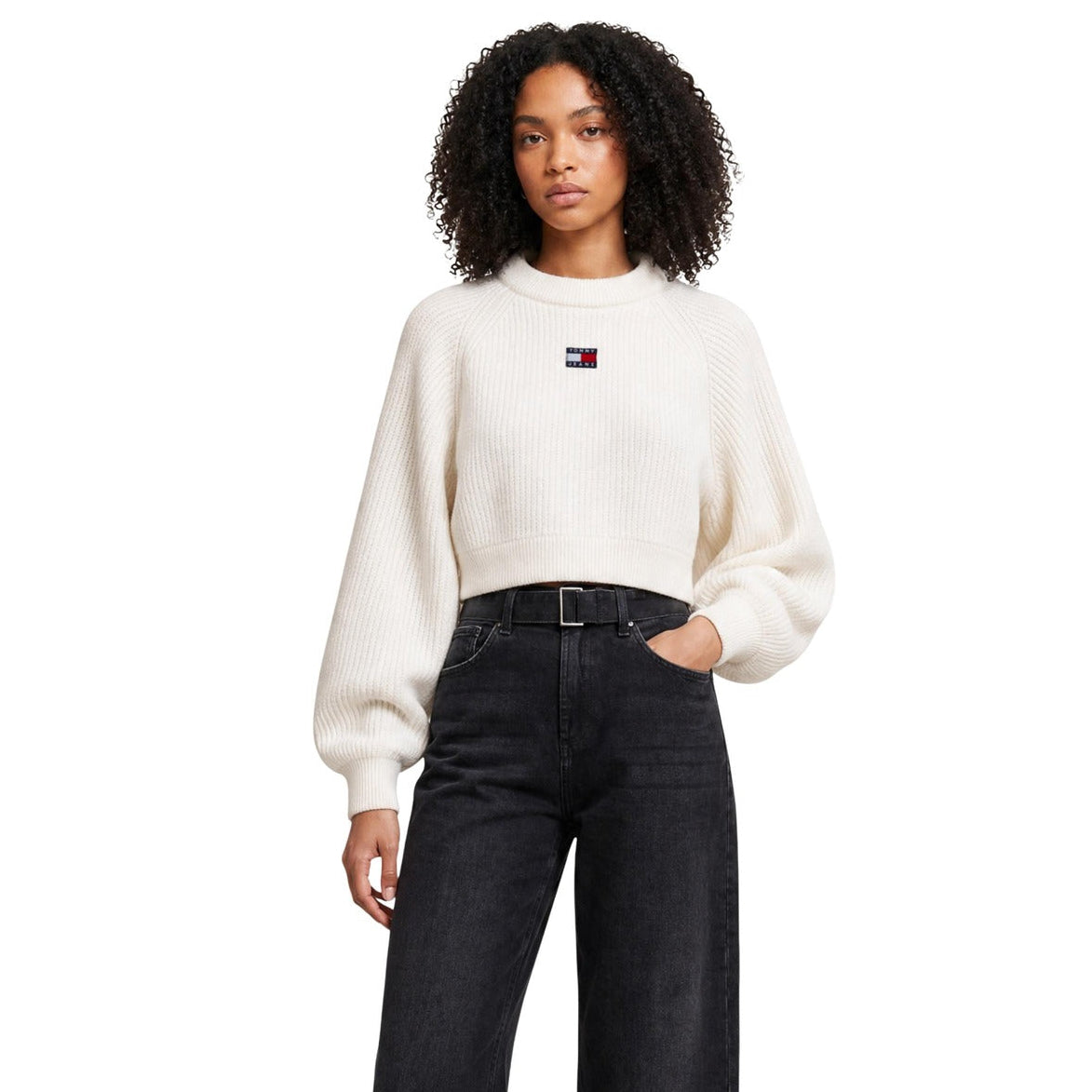 Дамски пуловер Tommy Hilfiger Jeans Women Sweater DW0DW22024 YBH Front View
