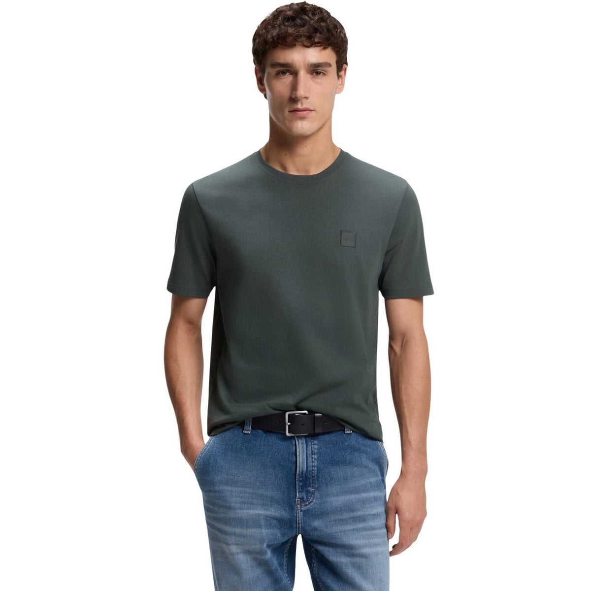 Мъжка тениска Boss Men T-shirt 50508584 377 Front View