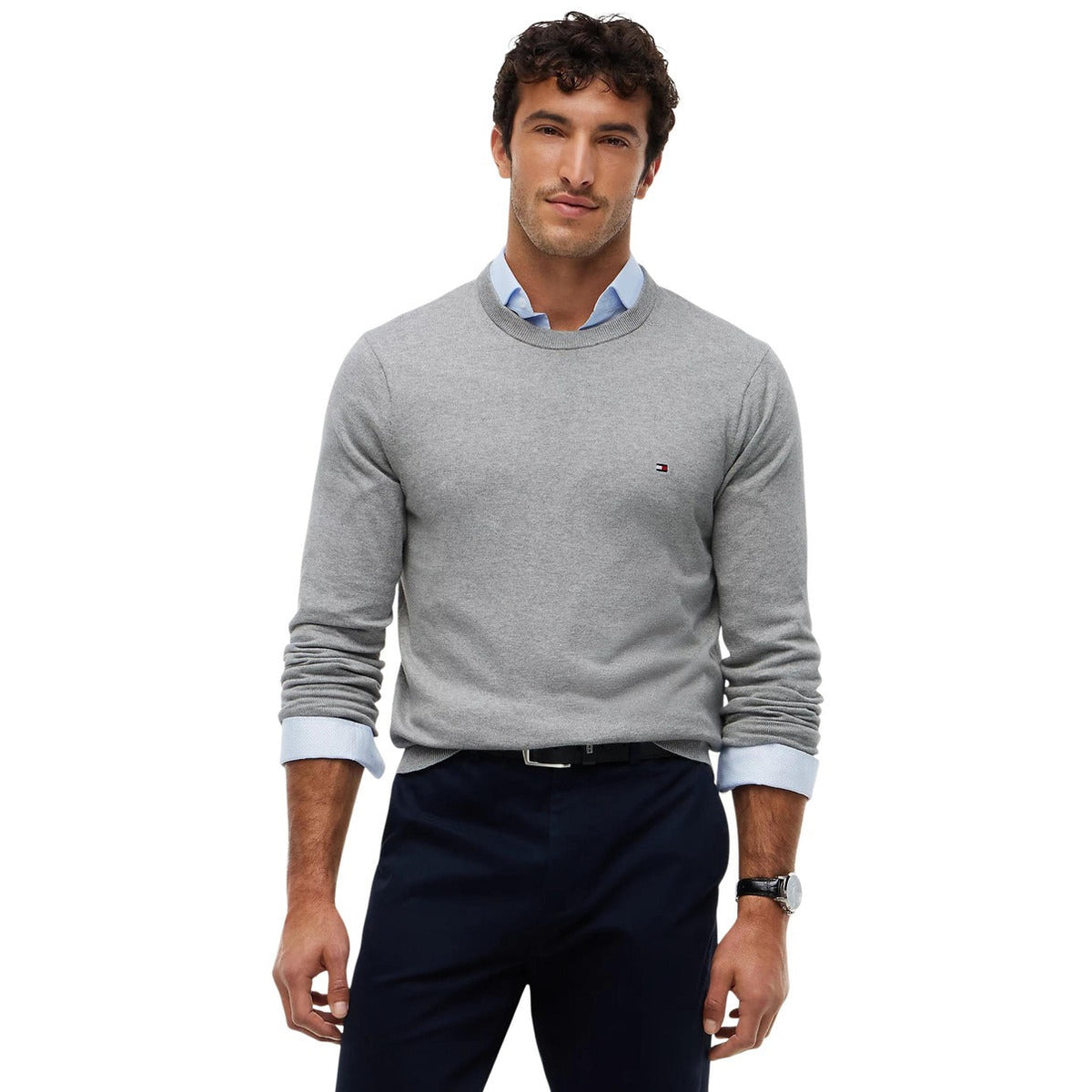 Мъжки пуловер Tommy Hilfiger Men Sweater MW0MW28046 P01 Front View