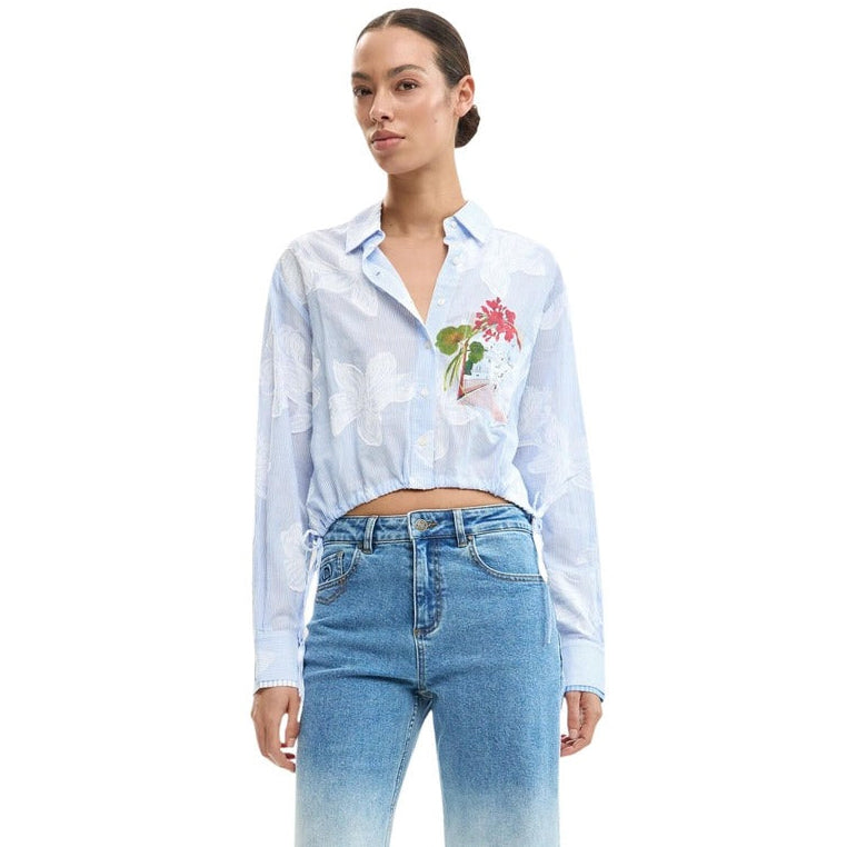 Дамска риза Desigual women’s shirt 26SWCW28 5029 Model view 
