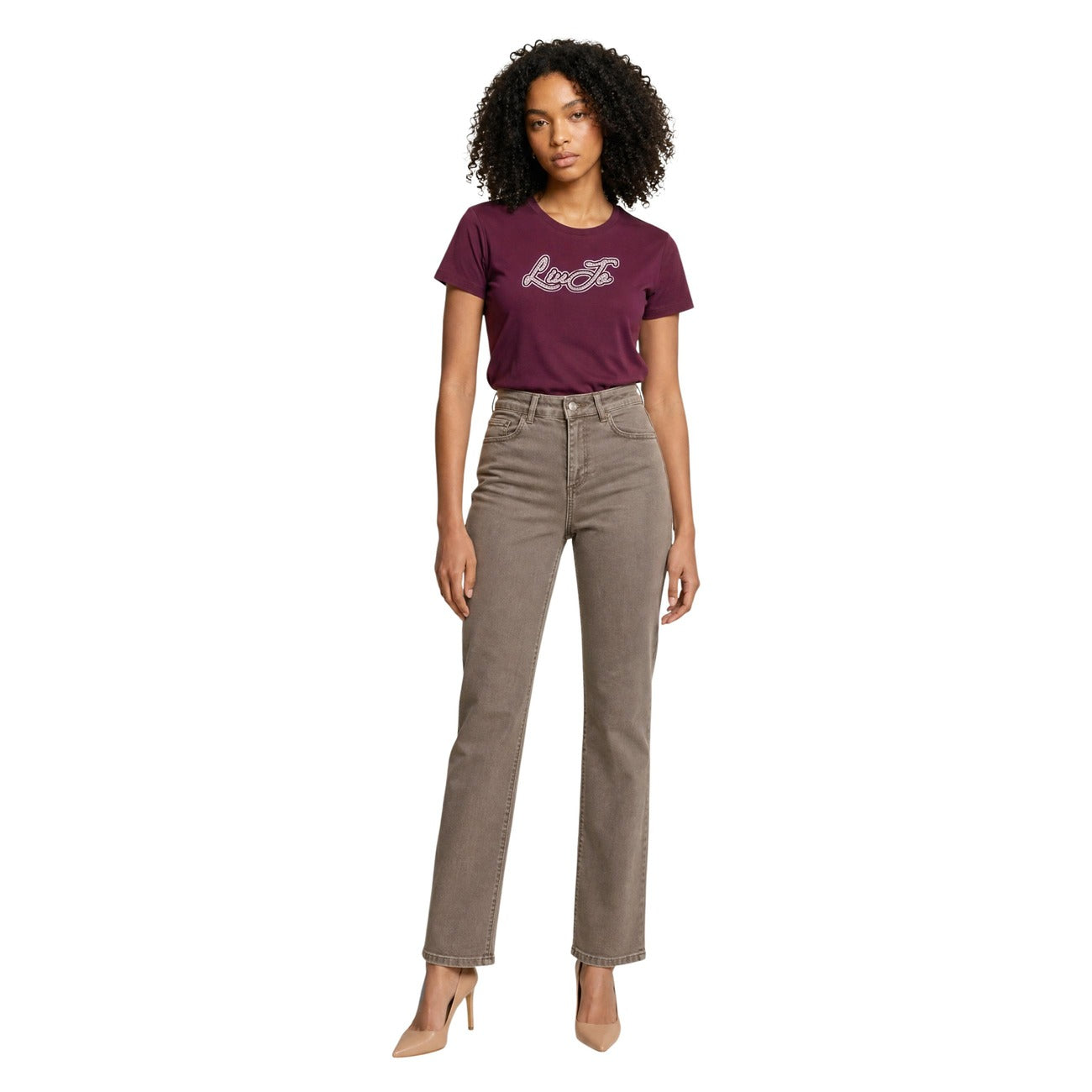 Дамска тениска Liu Jo Women T-shirt TF6283 JS923 Front View
