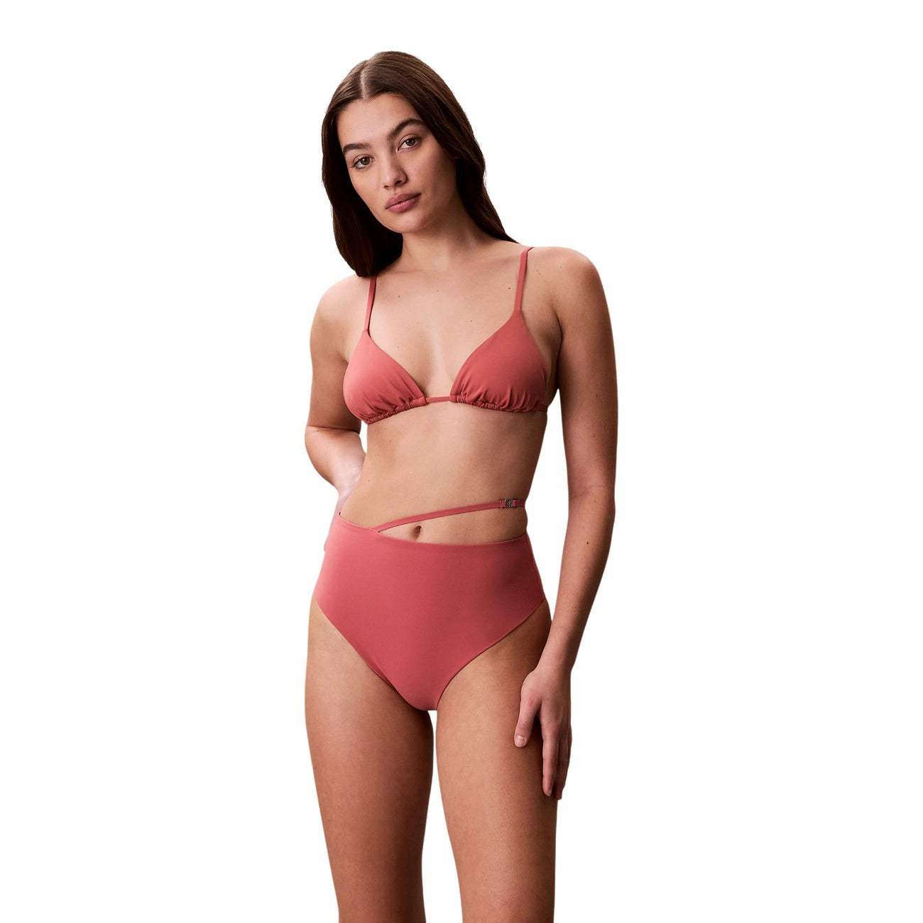 Дамски бански долно Calvin Klein Swimwear Bottom LV00Q61125 VCC Front View