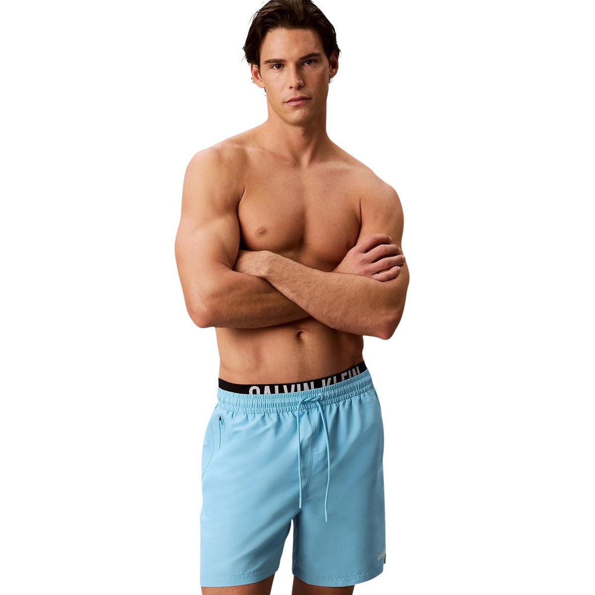 Мъжки бански Calvin Klein Jeans Men Swimwear LV00N61015 CW1 Front View